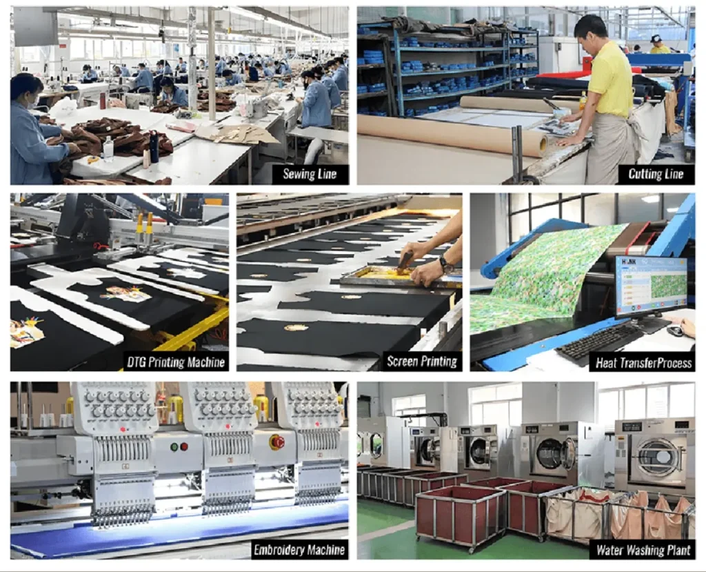 SYKE Garment Co., Ltd. clothing manufacturing factory floor